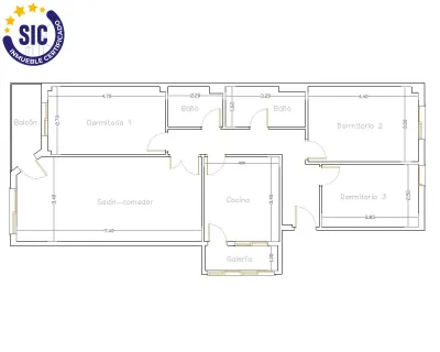 AMPLIO PISO CON GARAJE Y TRASTERO 64