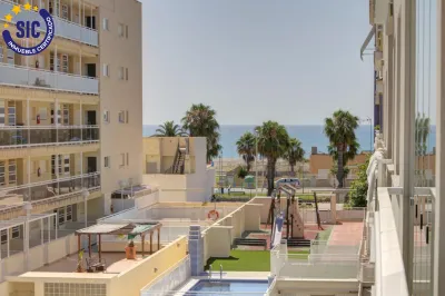 APARTAMENTO CON VISTAS AL MAR EN PLAYA DE MONCOFAR-CHILCHES 0