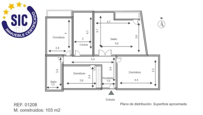 AMPLITUD Y LUZ CERCA DE LA ESTACIÓN DE ALMENARA 37