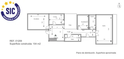 PISO CON GRAN TERRAZA EN EL CORAZÓN DE FAURA 45